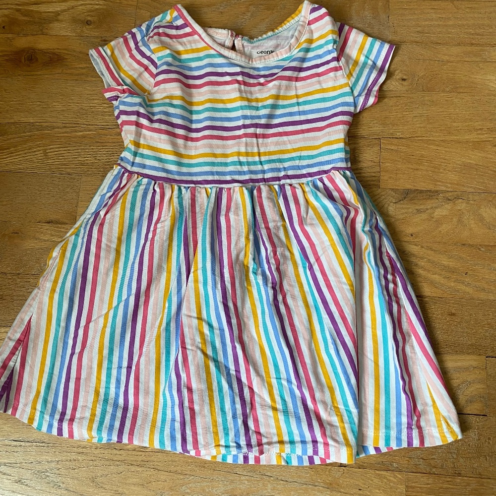 Striped Cotton Sundress - 4T
